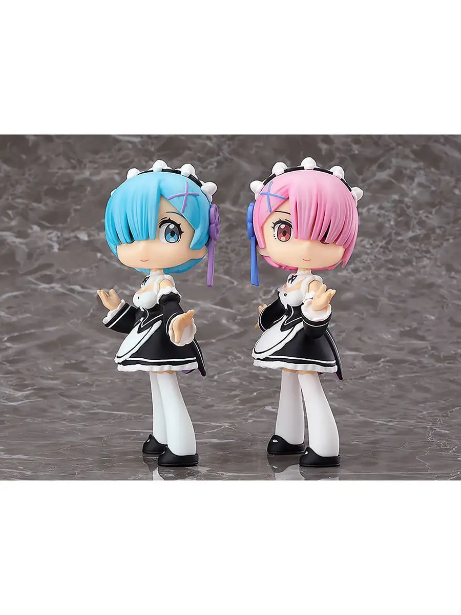 Набор фигурок Fine Clover: Re:Zero Yurumari Rem & Ram 2 шт 4996697050014  Good Smile Company 28803460 купить в интернет-магазине Wildberries