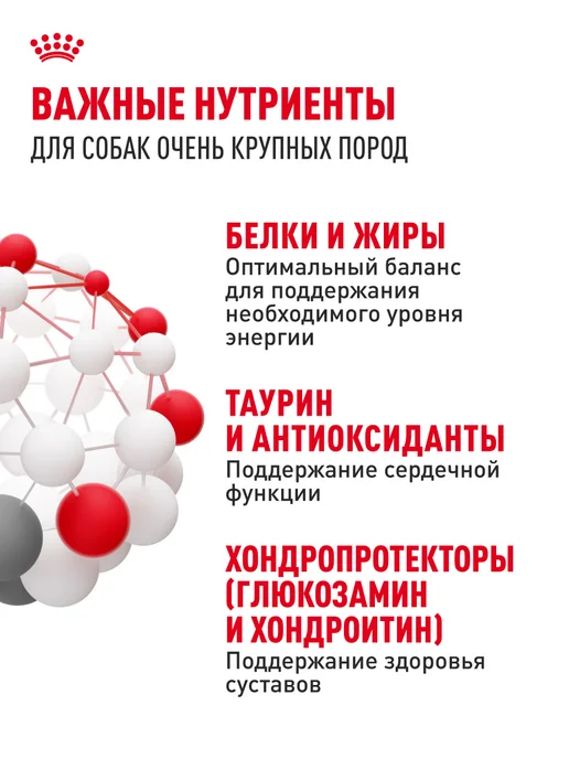 Сухой корм Royal canin Гигантских для собак, взрослые, крупные, 15 кг, фото 5