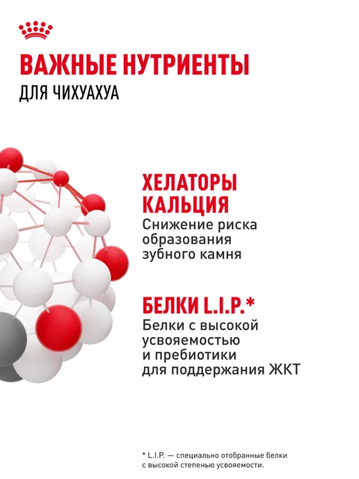 Сухой корм Royal canin Чихуахуа для собак, курица, 3 кг, фото 3