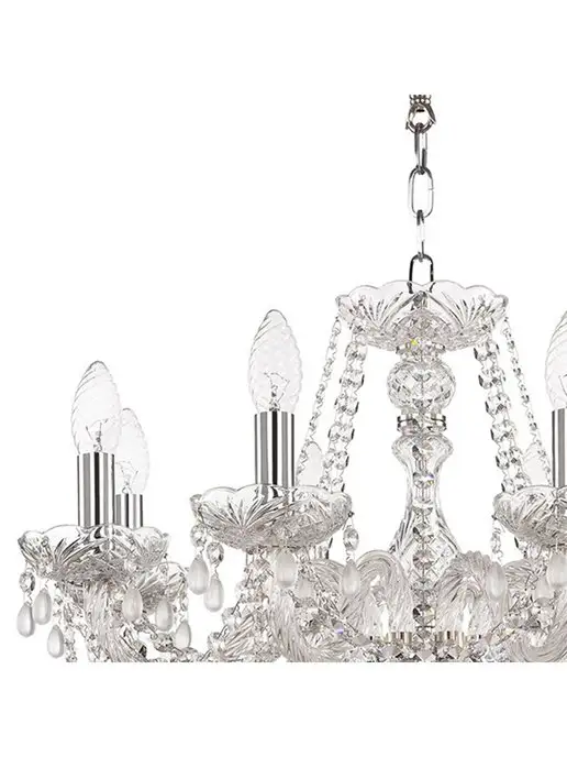 Bohemia Ivele Crystal Люстра хрустальная для гостиной, серый, фото 5