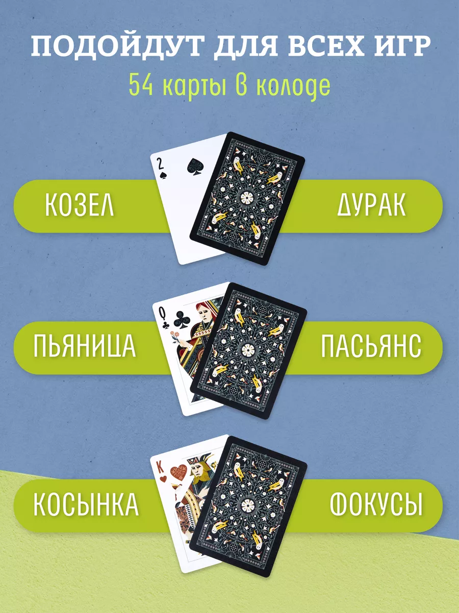 Игральные карты Aviary / Птичий Вольер 54 карты Bicycle 28925607 купить за  903 ₽ в интернет-магазине Wildberries