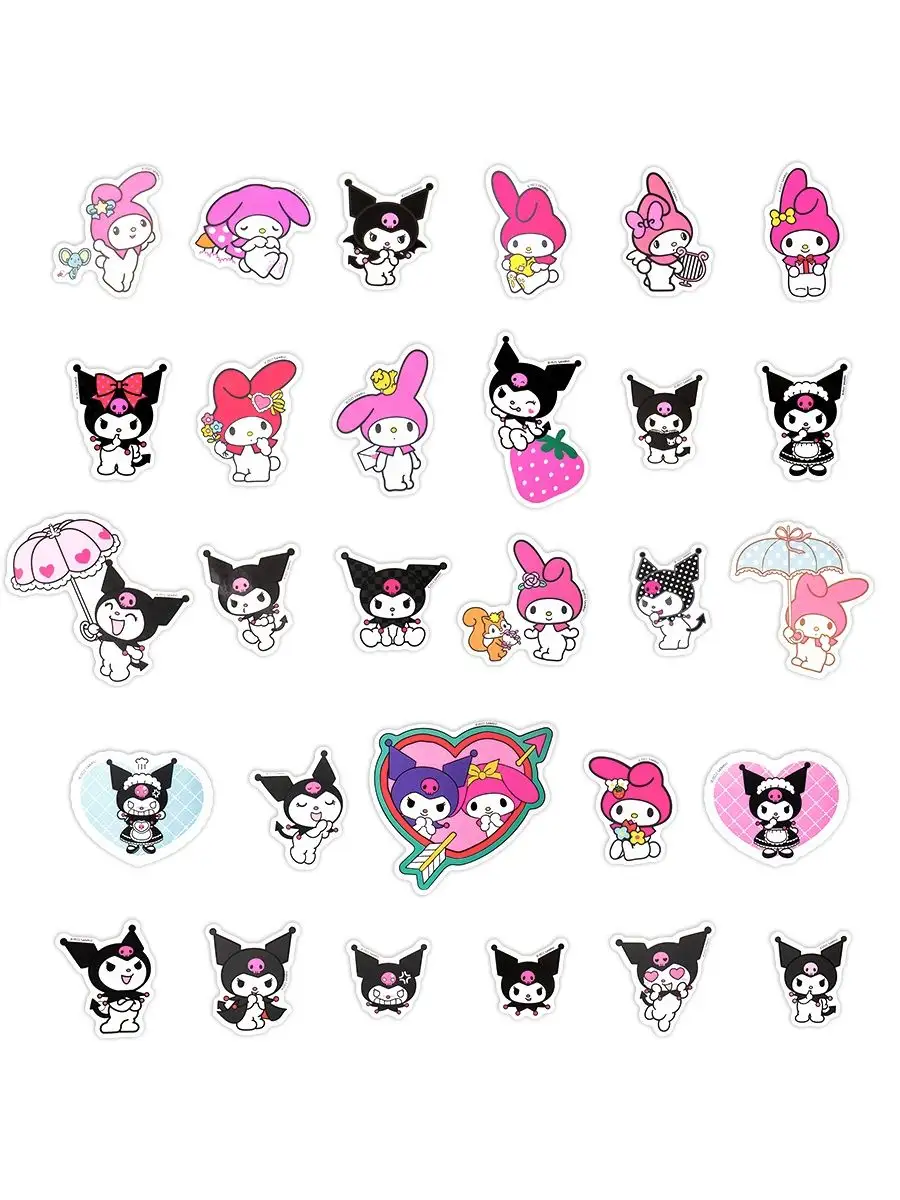 Наклейки Hello Kitty Куроми аниме для детей и творчества Стикит 28931578  купить за 158 ₽ в интернет-магазине Wildberries