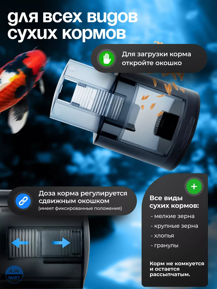 Автокормушки электронные - купить в интернет-магазине aqua-designs.ru