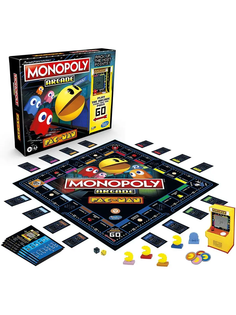 Монополия коллекционная: Пак Мен Pac-Man MONOPOLY 29031076 купить в  интернет-магазине Wildberries