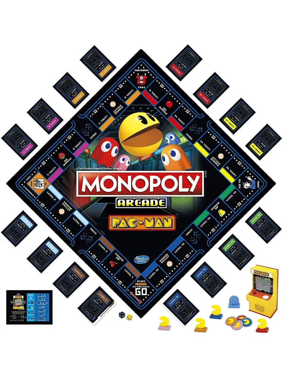 Монополия коллекционная: Пак Мен Pac-Man MONOPOLY 29031076 купить в  интернет-магазине Wildberries