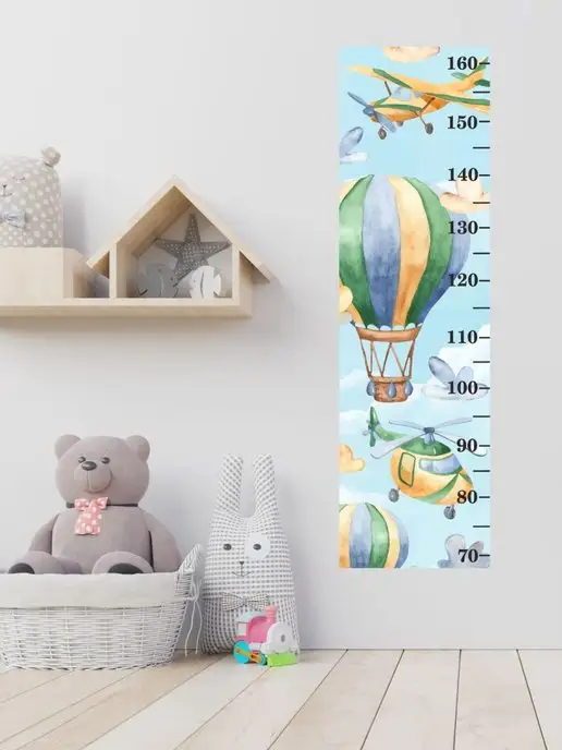 Lisadecor Ростомер наклейка на стену, зеленый, фото 8