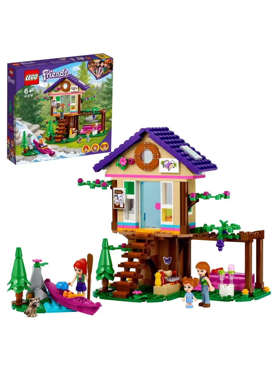 Конструктор LEGO Friends 41679 Домик в лесу LEGO 29065254 купить в  интернет-магазине Wildberries