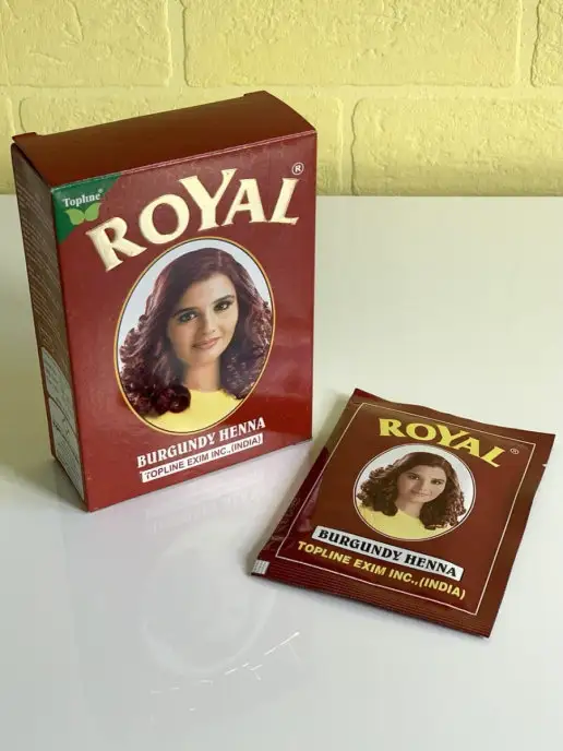 Royal Хна индийская бургунди, красный, фото 2