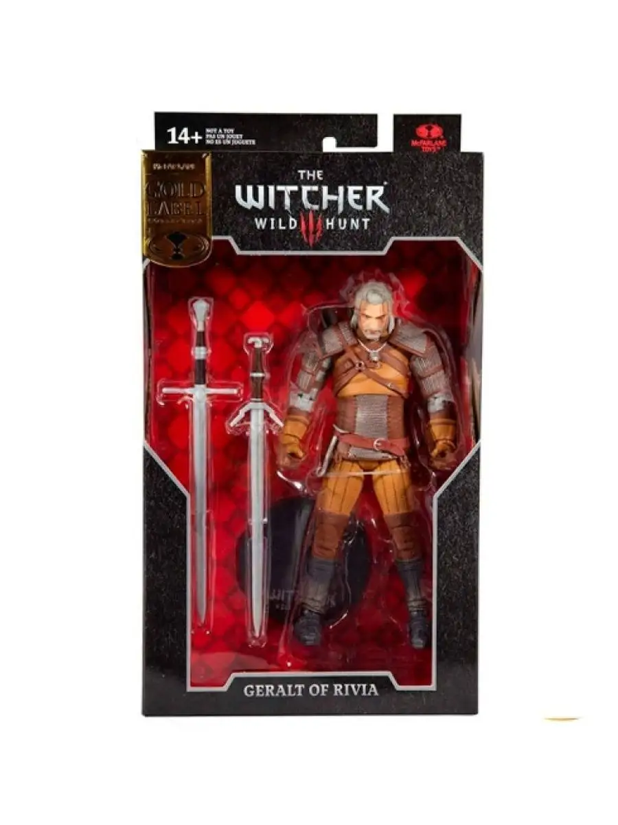 Фигурка Ведьмак Геральт Witcher (подставка, оружие, 18 см) StarFriend  29078117 купить в интернет-магазине Wildberries