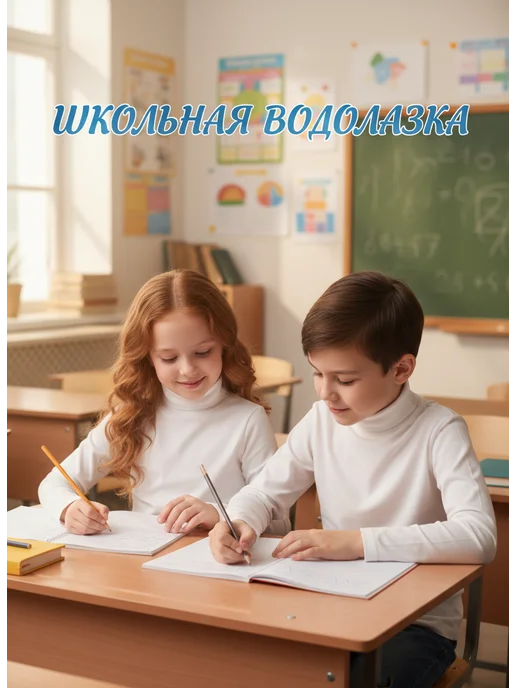 Flyzay Водолазка, белый, фото 5