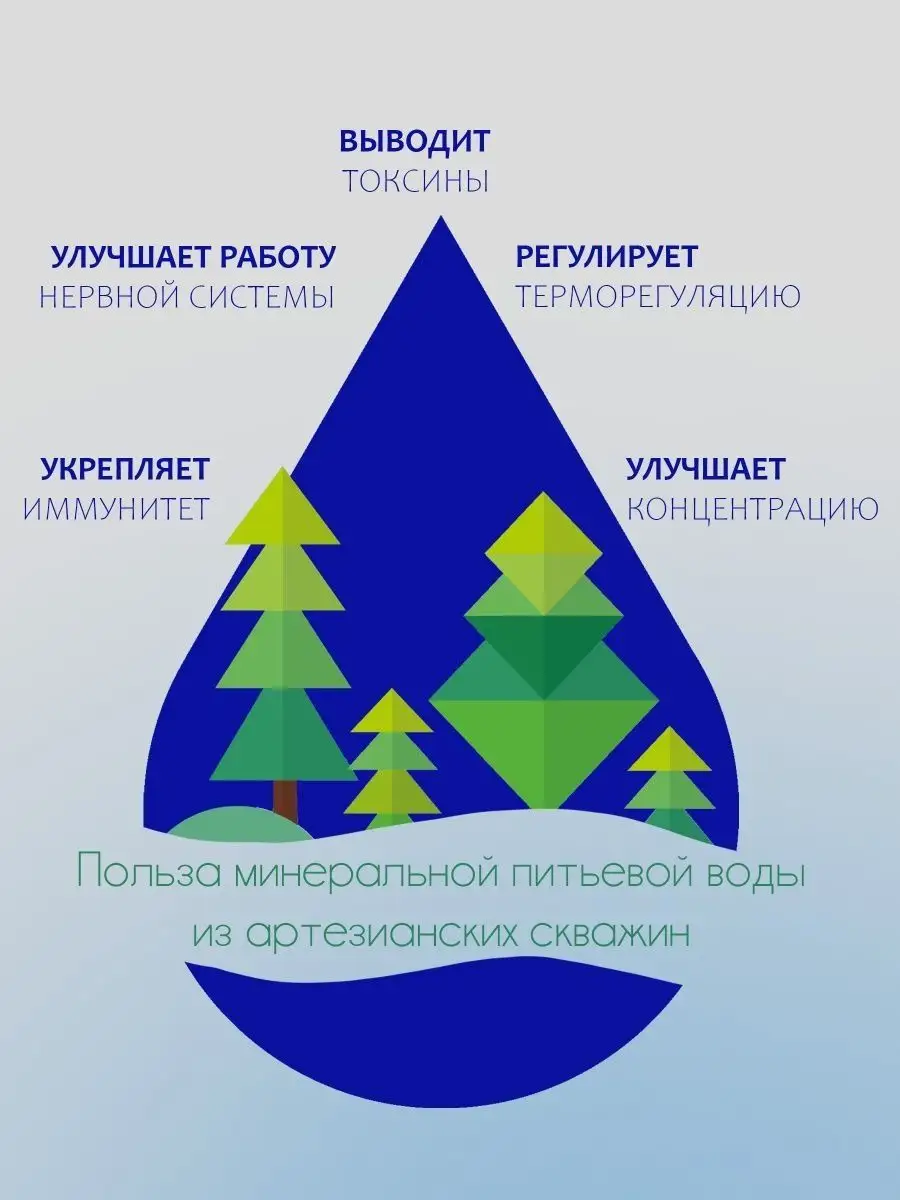 Вода питьевая Шишкин лес не газированная 12 штук по 1л. Шишкин Лес 29117492  купить в интернет-магазине Wildberries