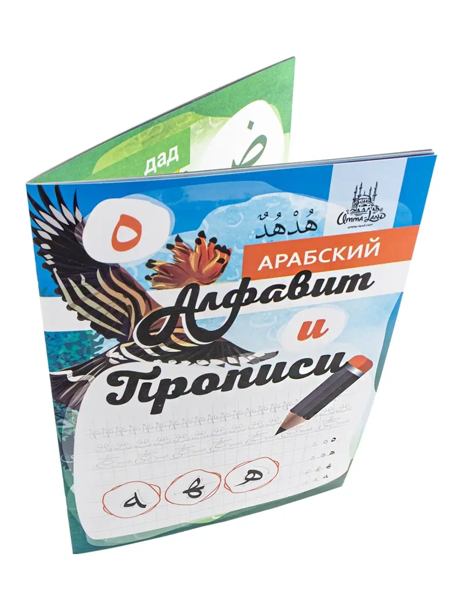 Книга детская Арабский алфавит и прописи арабского языка Umma-Land 29121819  купить за 280 ₽ в интернет-магазине Wildberries