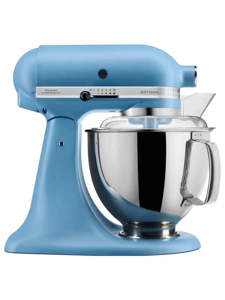 Планетарный Миксер KitchenAid ARTISAN 4.8 л, синий бархат, 5KSM175PSEVB  KitchenAid 29142636 купить в интернет-магазине Wildberries