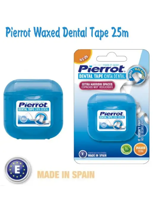 PIERROT Межзубная нить Waxed Dental Tape (ВОЩЁНЫЙ), вариант