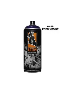 Аэрозольная краска Артон A418 Dark Violet 400 мл Arton 29220656 купить за 521 ₽ в интернет-магазине Wildberries