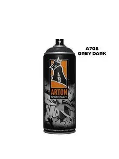 Аэрозольная краска Артон A708 Grey Dark 400 мл Arton 29220663 купить за 521 ₽ в интернет-магазине Wildberries