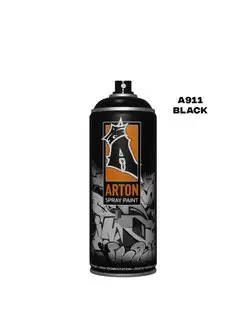 Аэрозольная краска Артон A911 Black 400 мл Arton 29220685 купить за 521 ₽ в интернет-магазине Wildberries