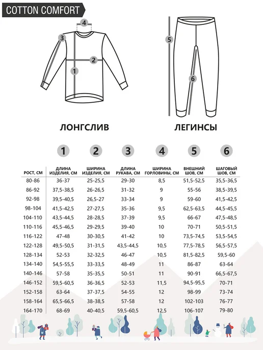 Montero outdoor Термобелье комплект хлопок зимнее с начесом Cotton Comfort, черный, фото 8