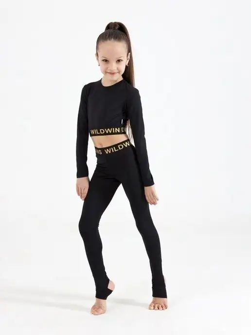 WILDWINS Топ спортивный, черный, фото 6
