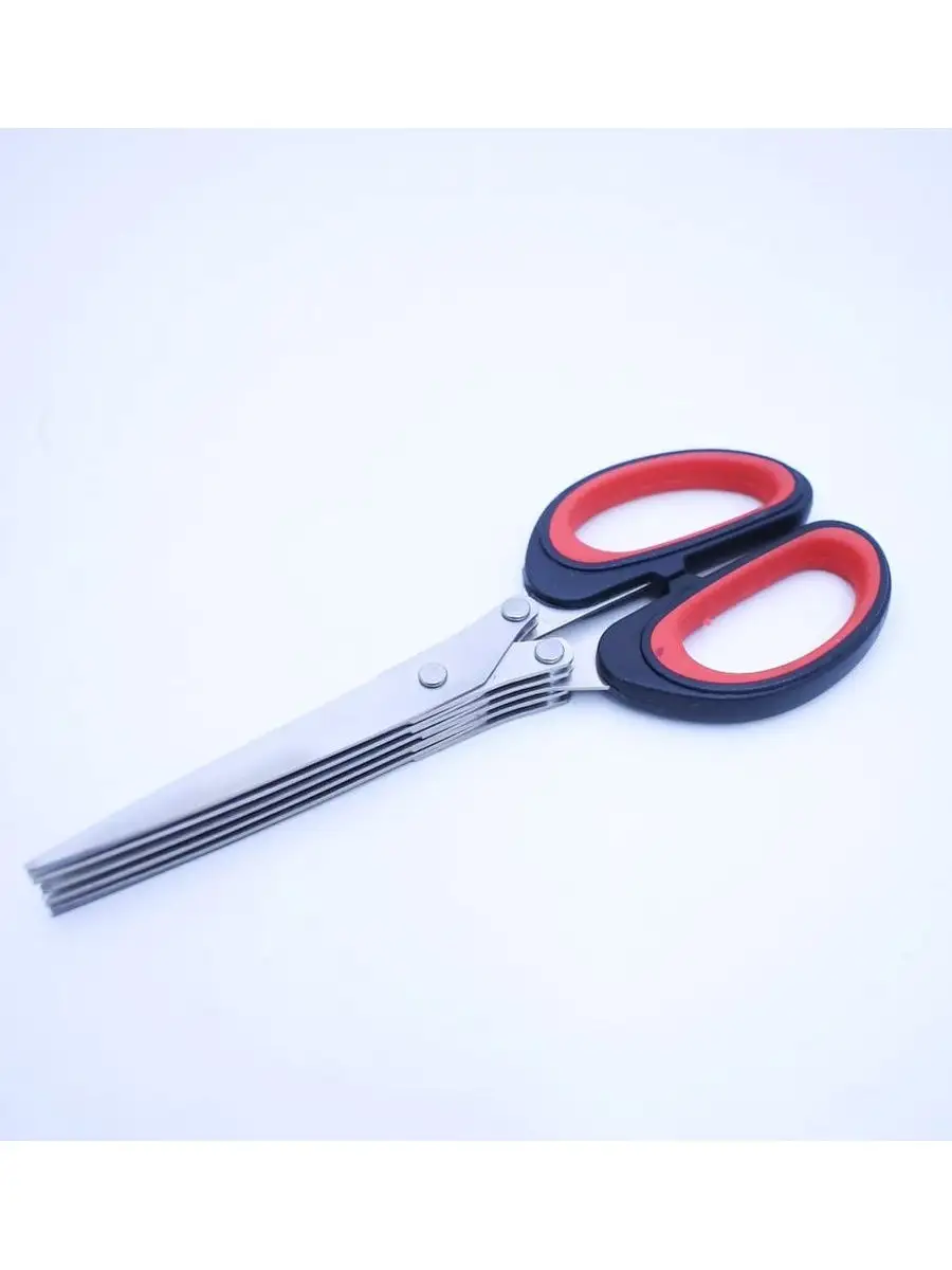 Ножницы для нарезки зелени. Сталь). Ножницы для зелени ks-03 (3 лезвия, 19 см, нерж. Ножницы 3 лезвия. Ножницы для зелени ks-03 (3 лезвия, 19 см, нерж.