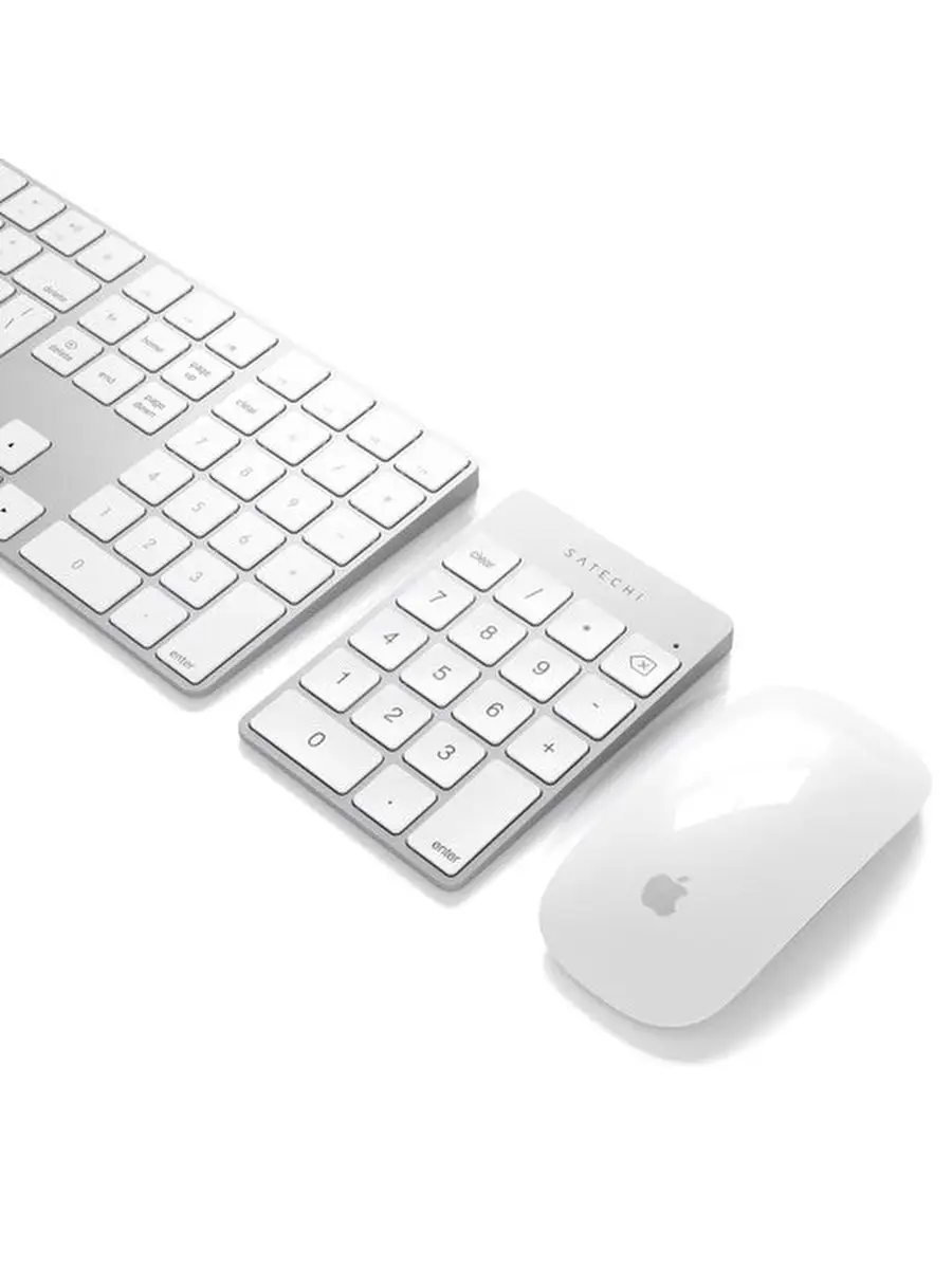 Беспроводной цифровой блок клавиатуры Satechi Aluminum Slim Keypad Numpad  SATECHI 29356040 купить в интернет-магазине Wildberries