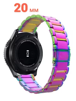 Металлический ремешок 20 мм для Amazfit Huawei Honor Samsung Unax 29365295 купить за 710 ₽ в интернет-магазине Wildberries