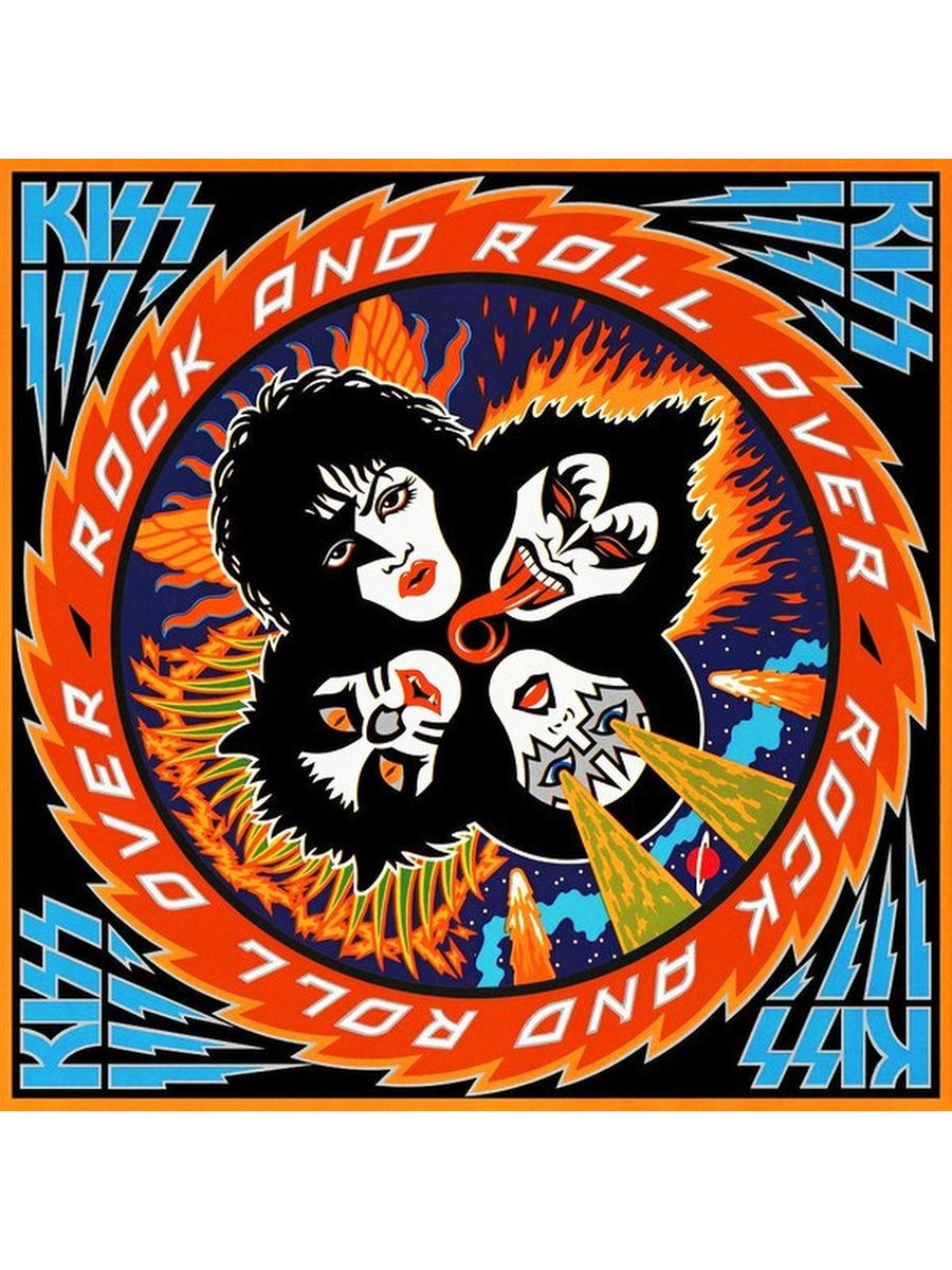 Kiss roll. Kiss - Rock and Roll over. Kiss "Rock and Roll over (LP)". Kiss Rock and Roll over 1976. Rock and Roll over Kiss обложка.