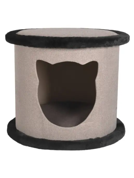 PetShop домик "Bellanita" с подушкой,отделкой из меха Lelap, серый, фото 2