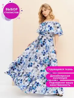 Вечернее платье длинное в пол YULIA KRASNOPEEVA 29478102 купить за 4 146 ₽ в интернет-магазине Wildberries