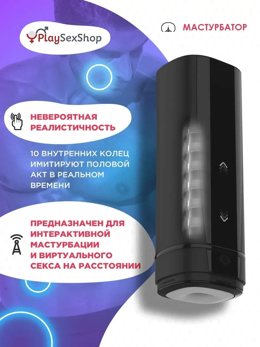 Мастурбатор для секса на расстоянии Onyx+ Lisa Ann KIIROO 29504799 купить в  интернет-магазине Wildberries