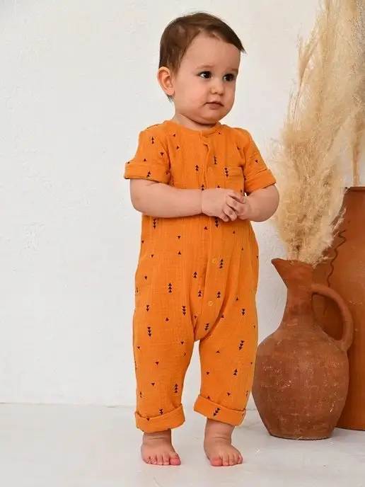 Carrot Песочник муслиновый детский, черный, фото 7