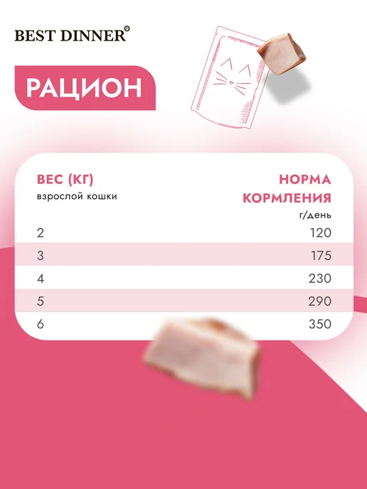 Best dinner Корм влажный для кошек Мусс индейка 24х85, 24x85, фото 3