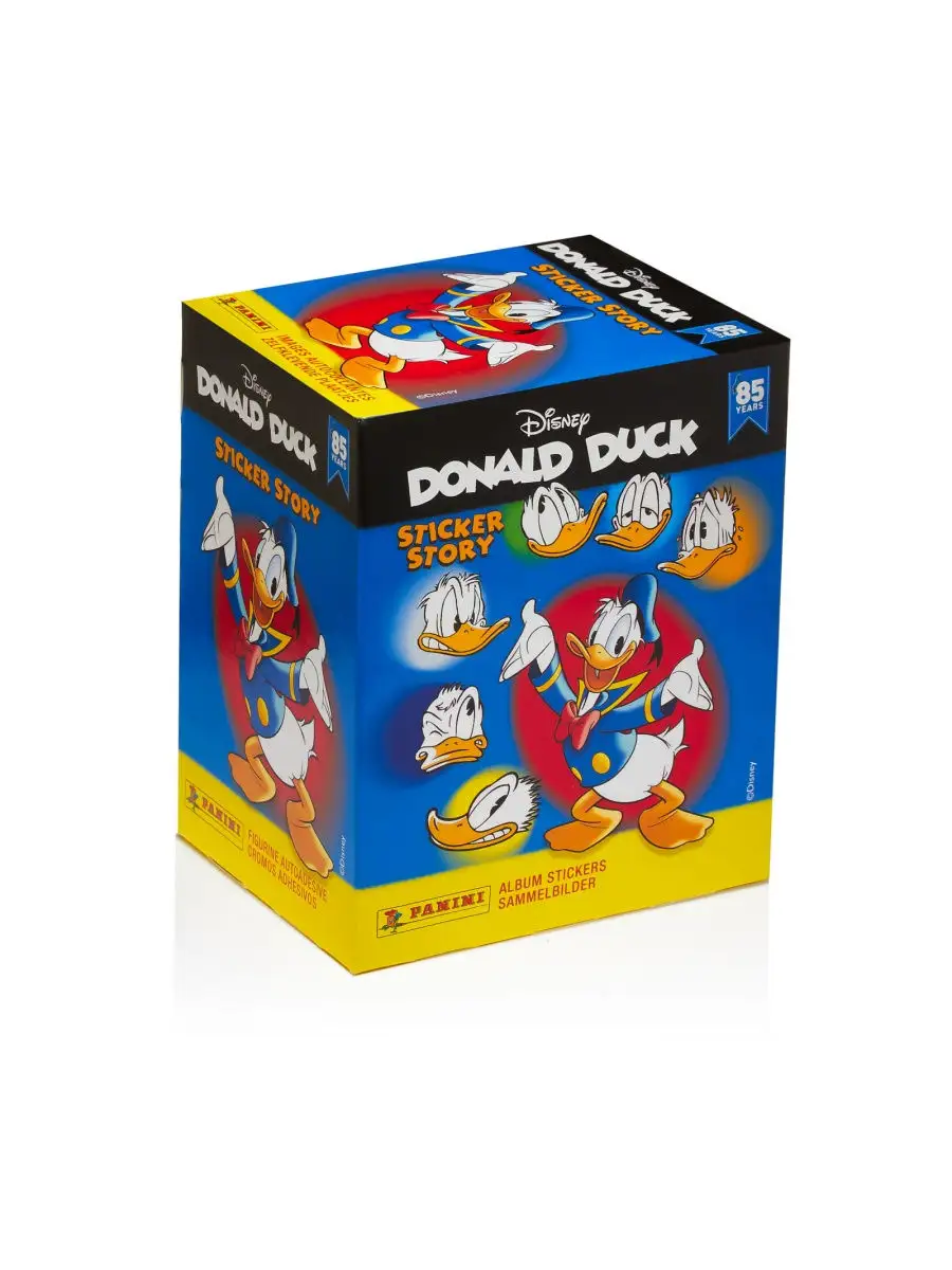 Бокс DONALD DUCK ДОНАЛЬД ДАК 250 наклеек ПАНИНИ PANINI 29667271 купить в  интернет-магазине Wildberries