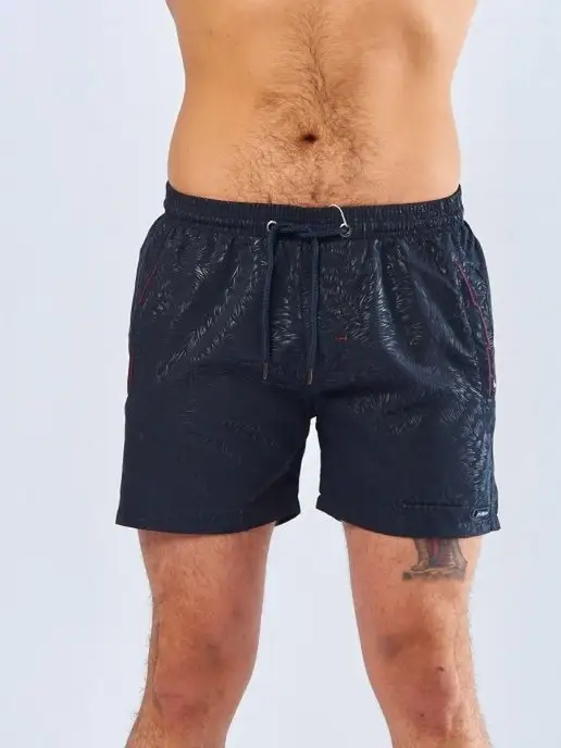 H&V SWIMWEAR Плавки бордшорты пляжные, синий, фото 2