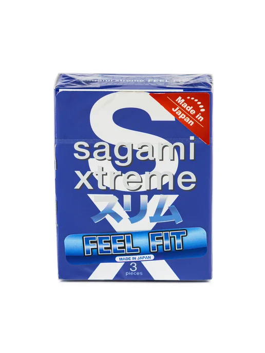 Sagami Презервативы Xtreme Feel Fit 3 шт, 3 шт