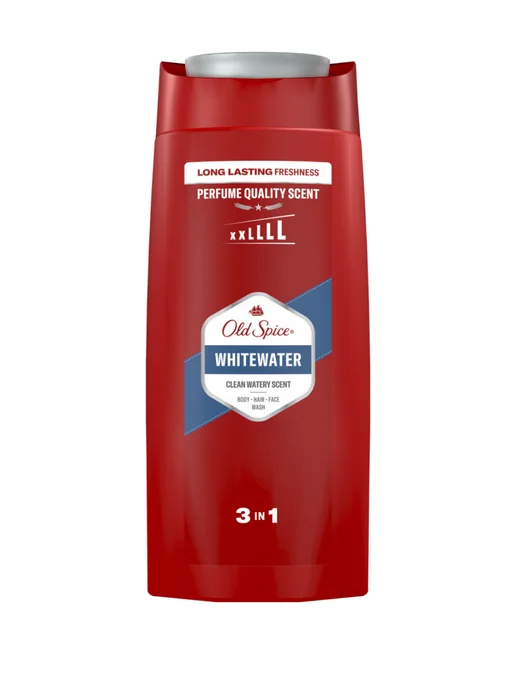 Old Spice Гель для душа мужской парфюмированный 3 в 1 Whitewater 0,4л, 675 мл, фото 8
