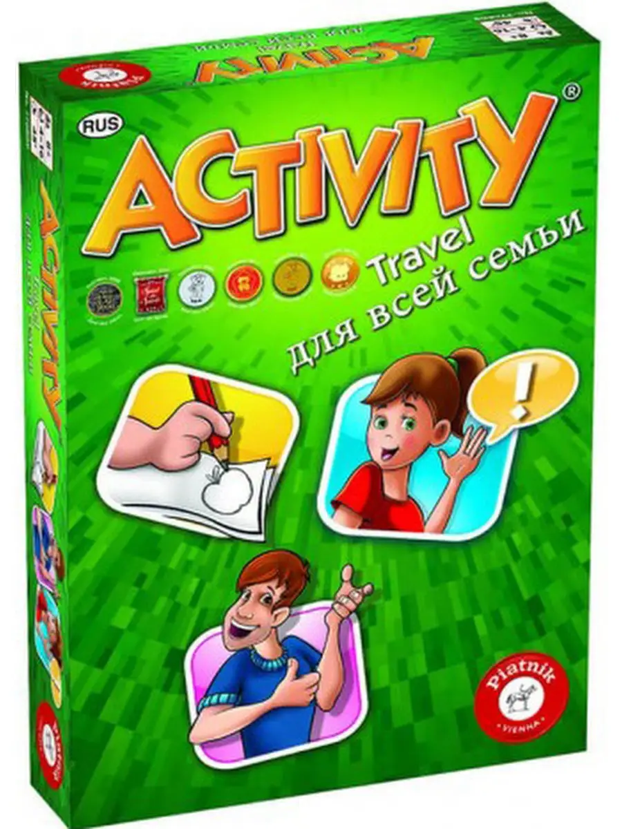 Настольная игра Activity: Travel - Для всей семьи Piatnik 29748715 купить в  интернет-магазине Wildberries