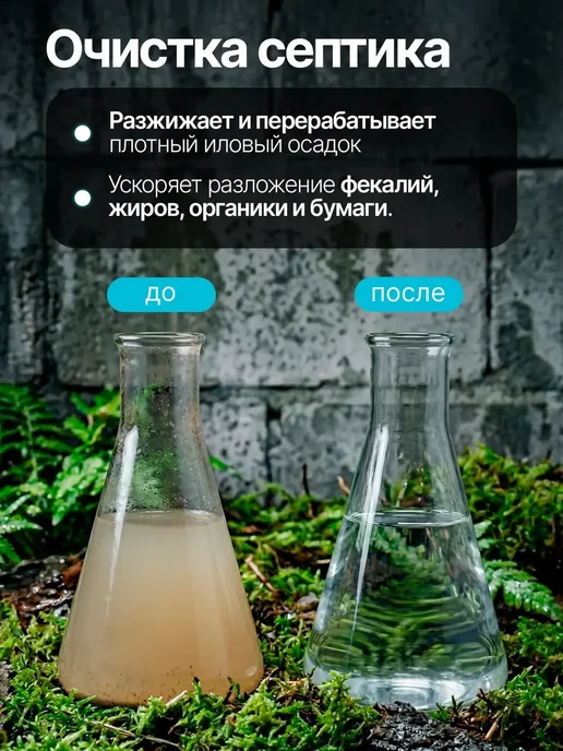 BIOLEADER Бактерии для септиков, выгребных ям - 6 шт, 6 шт, фото 3