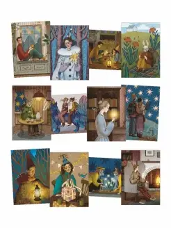 Открытки 12 штук для посткроссинга С. Водолажская Artangels.Originals 29971646 купить за 533 ₽ в интернет-магазине Wildberries