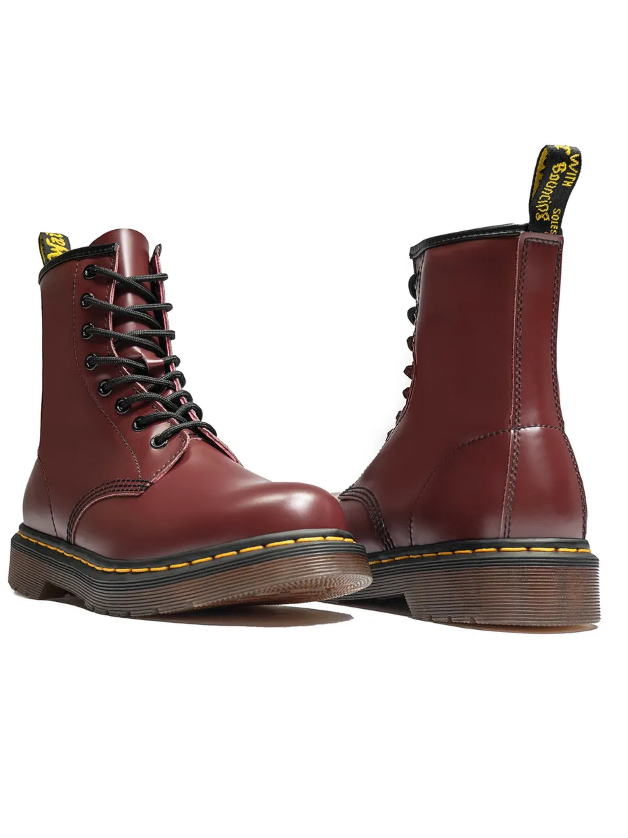 Ботинки Мартинсы Демисезонные берцы Гриндерсы красные Dr.Martens 29985317  купить за 4 533 ₽ в интернет-магазине Wildberries