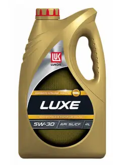 Моторное синтетическое масло LUKOIL LUXE 5W-30 4 л LUKOIL 30081851 купить за 2 306 ₽ в интернет-магазине Wildberries