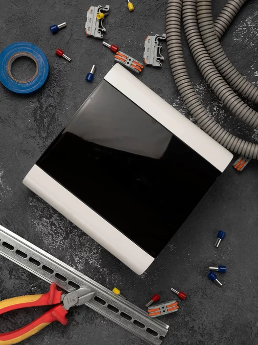 EKF Щиток распределительный навесной ЩРН-П-8 SlimBox IP41, белый, фото 4