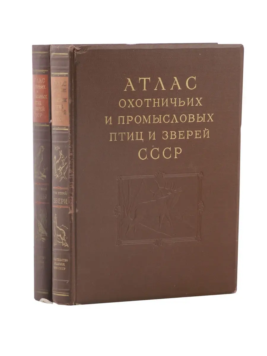 Атлас охотничьих и промысловых птиц и зверей СССР (комплект из 2-ух книг)  Издательство Академии Наук СССР 30262207 купить в интернет-магазине  Wildberries