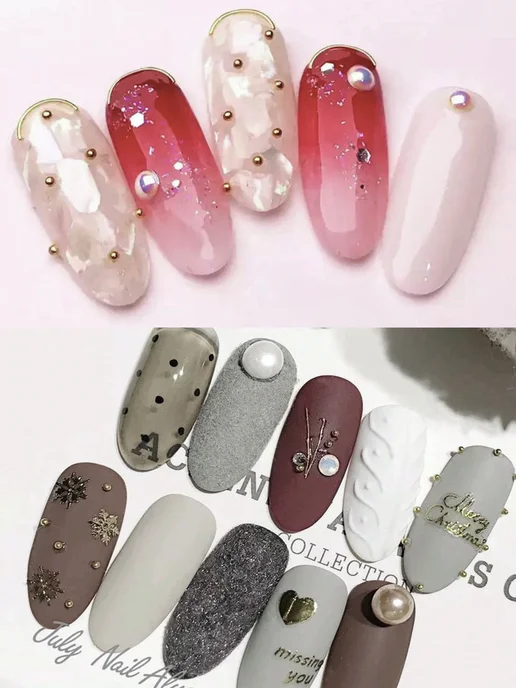 MNails Набор бульонки, серый, фото 8
