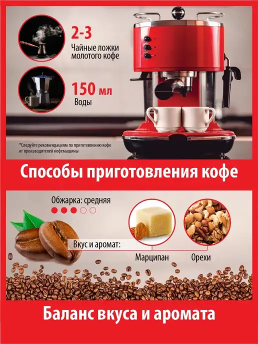 MIFEDI Кофе молотый 250 г МАРЦИПАН вкус ароматизированный для чашки, 250 г, фото 2