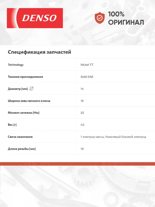 Свечи зажигания K20TT 4шт. для Рено, 4 шт, фото 4