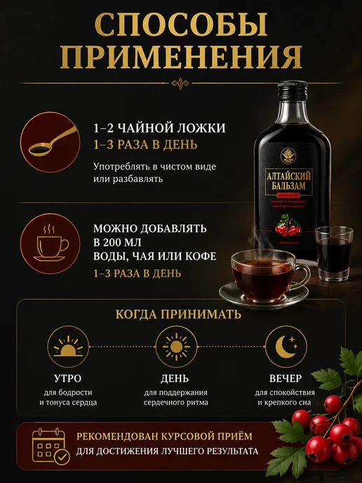 Магия Трав Бальзам сердечный с боярышником и пустырником 250 мл, 250 мл, фото 3