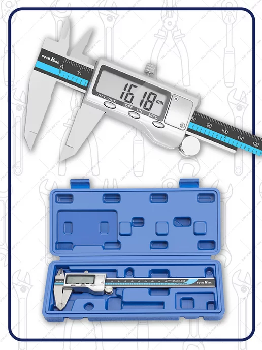 GOODKING Штангенциркуль электронный цифровой с глубиномером