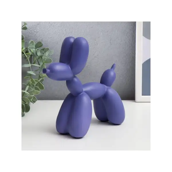 Фигурка «Шарик-собачка» фиолет 19,5х7х18