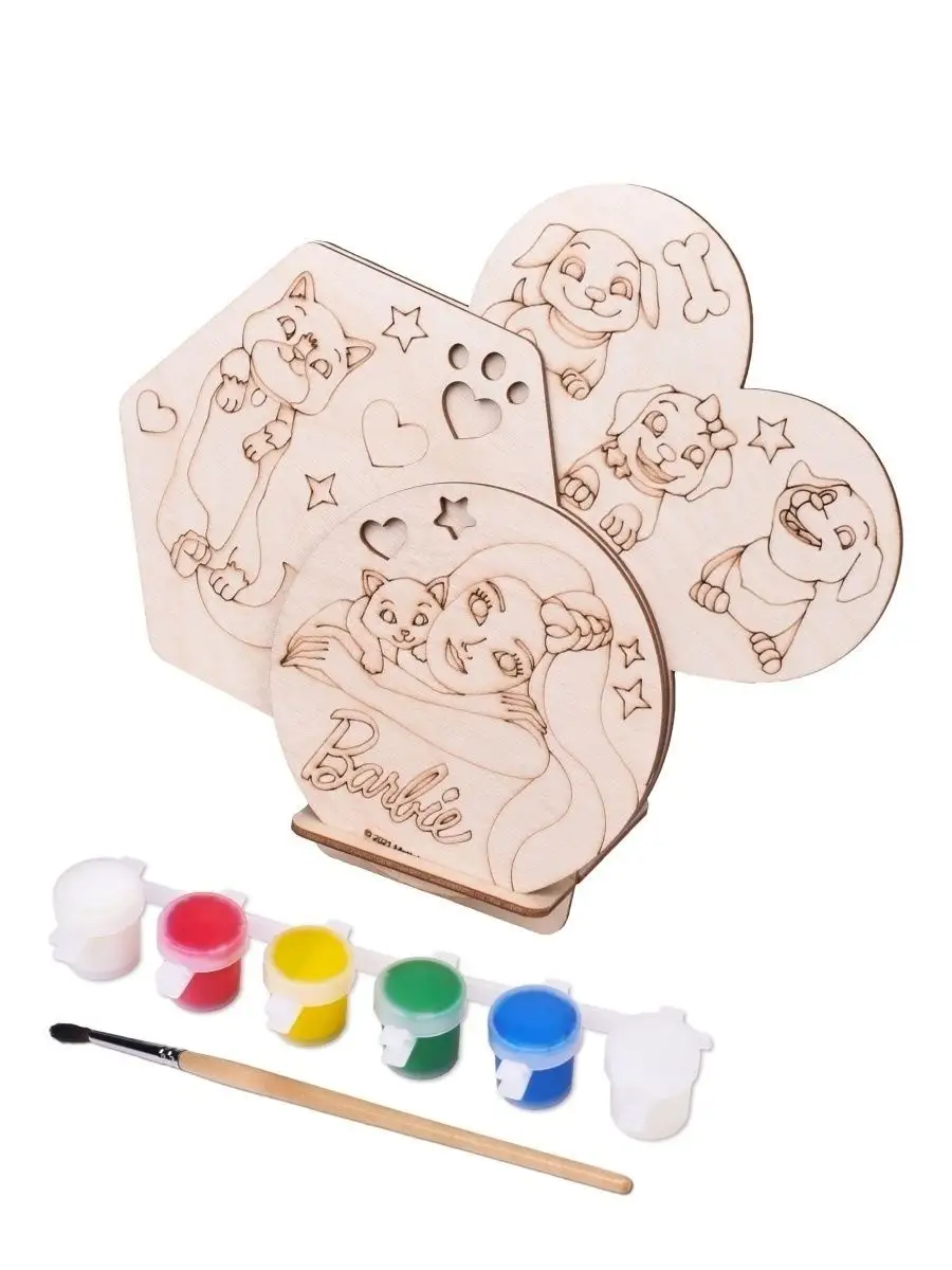 Раскраска Кукла с милыми животными | распечатать раскраски для детей